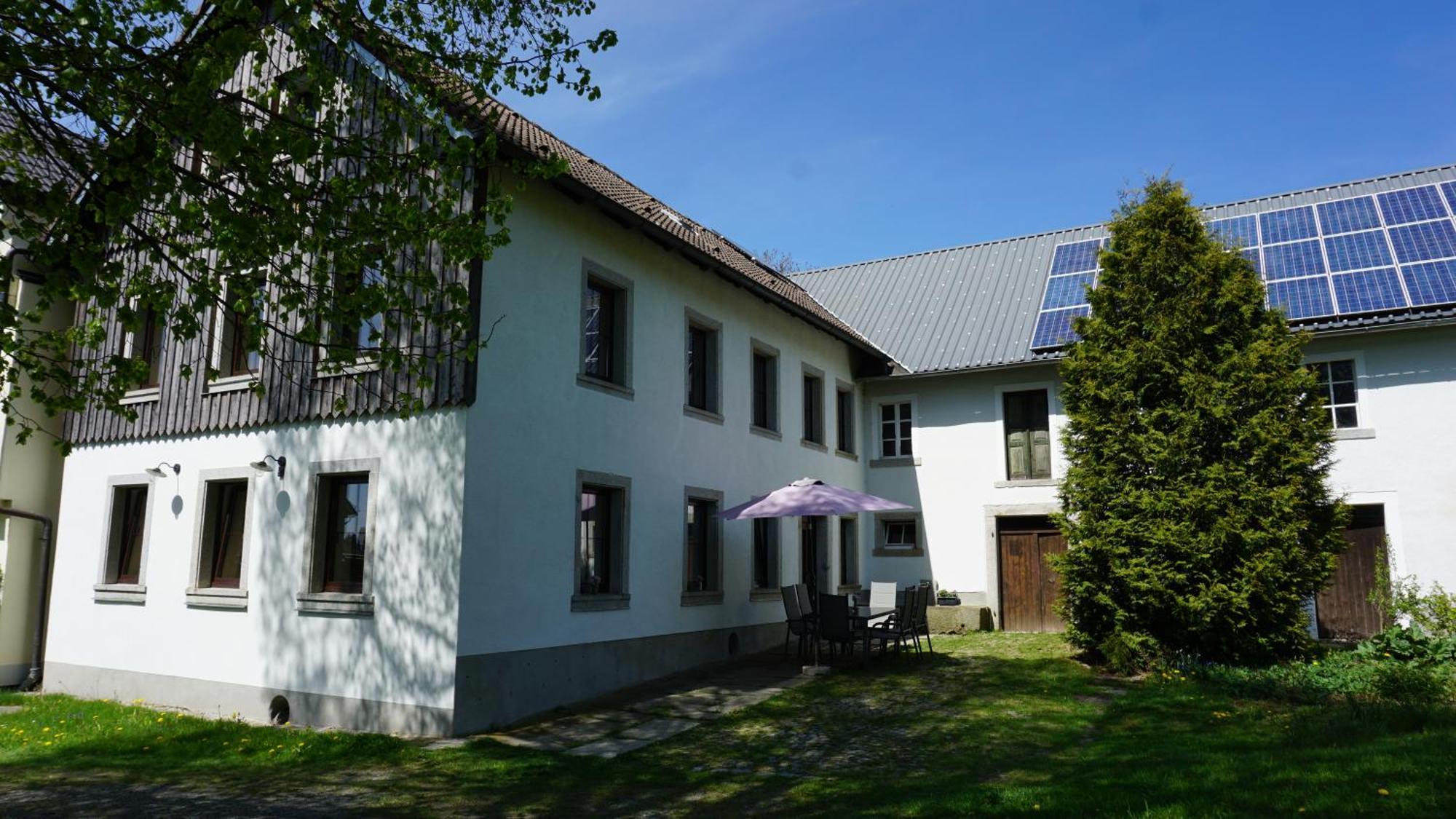 Ferienwohnung Im Bauernhaus Im Fichtelgebirge Gefrees Exteriér fotografie
